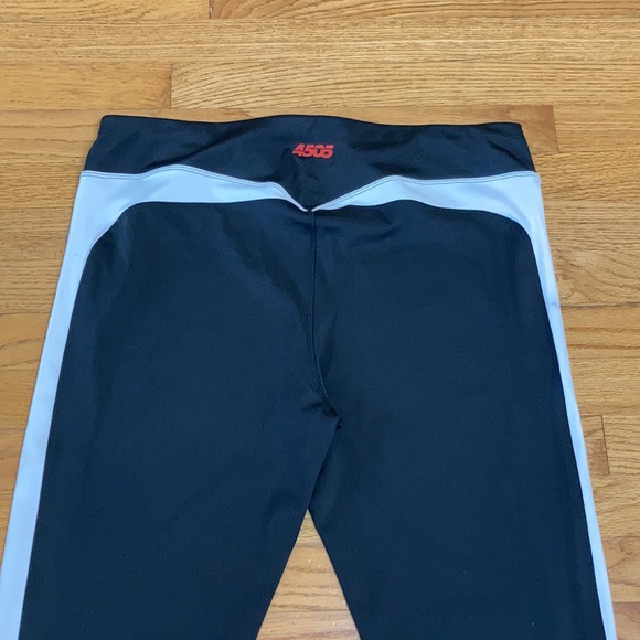 ASOS Red Striped Yoga Leggings Activewear 14 - Picture 6 of 7